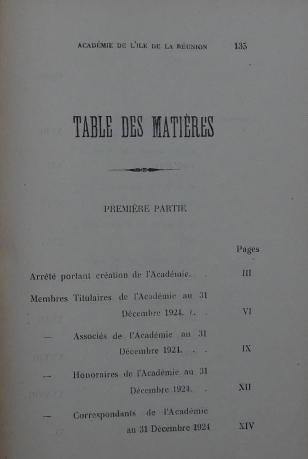 Sommaire 1 Bulletin académie de 1924