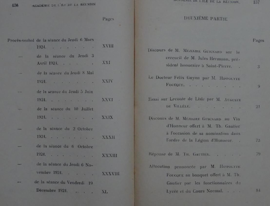 Sommaire 2 Bulletin académie 1924