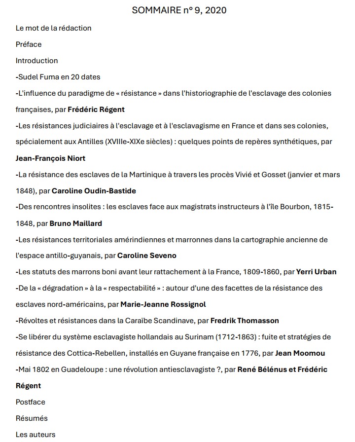 Actes de résistance des esclaves